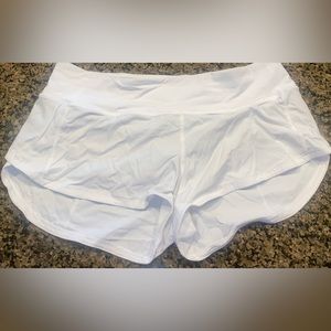 Lululemon white shorts 6 regular